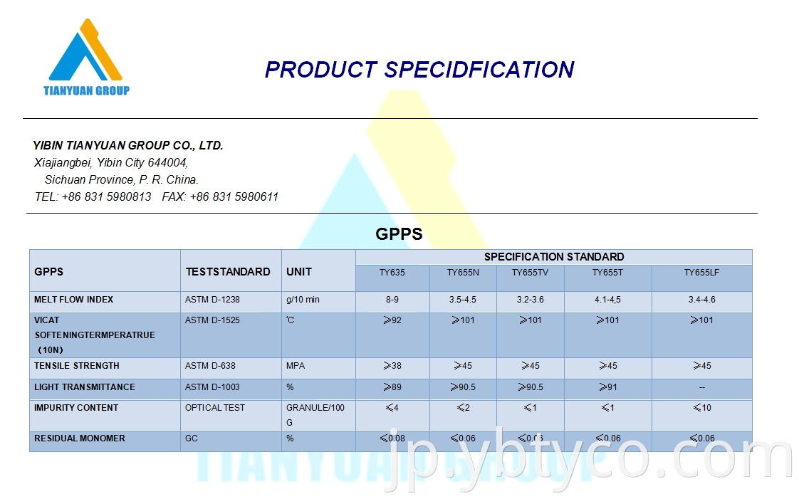 General Purpose Polystyrene